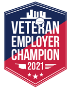2021 OKVA Veteran Employer Champion badge